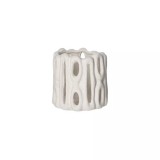 LIGHT HOLDER DIZ STONEWARE WHITE 11